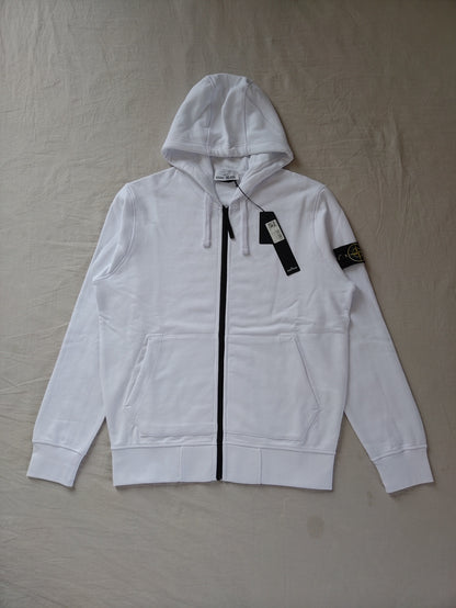 Stone Island Zip Hooded Sweatshirt