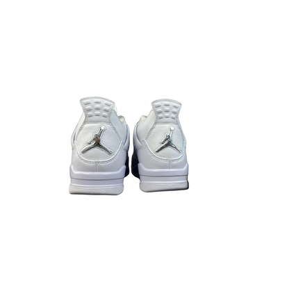 Jordan 4 Retro White Metallic Sneakers