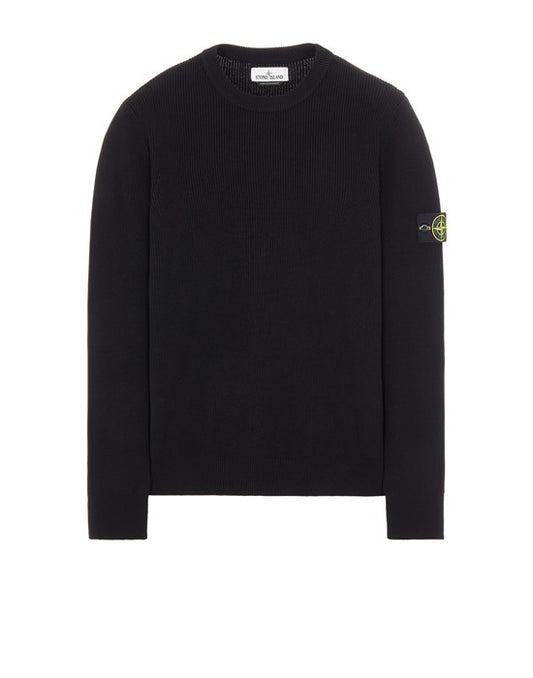 Stone Island Ribbed Soft Cotton Knitwear