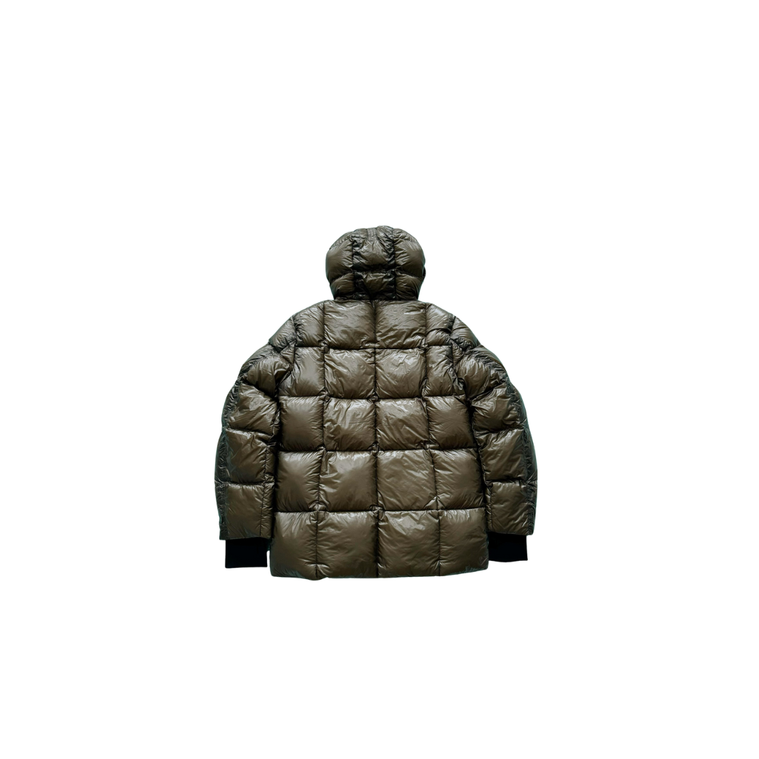 C.P. Company Khaki Hooded Down Jacket