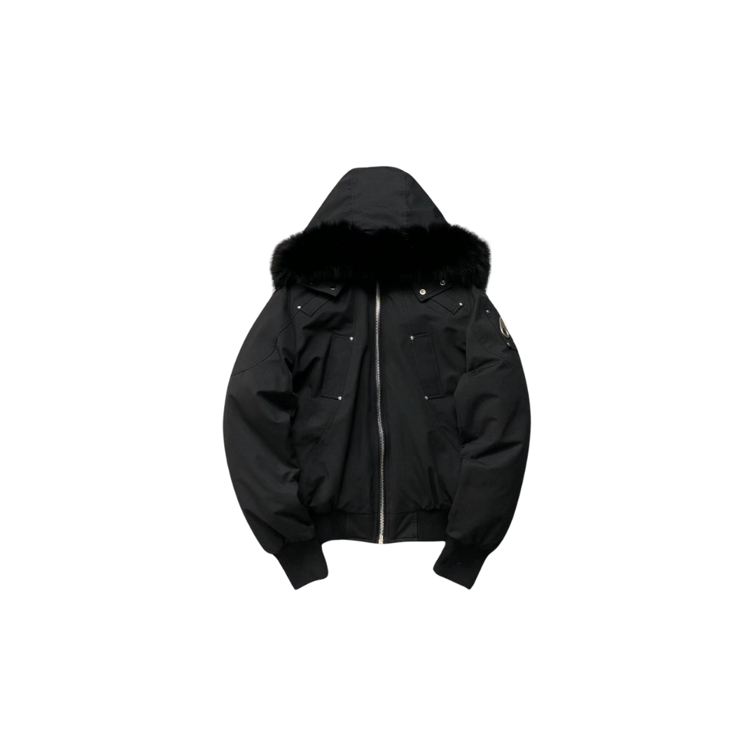 Moose Knuckles Ballistic Bomber Fur Jacket