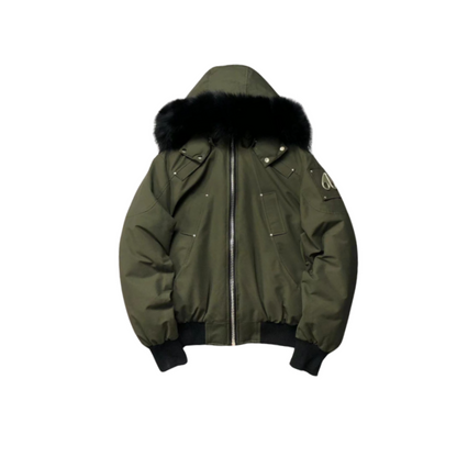 Moose Knuckles Ballistic Bomber Fur Jacket