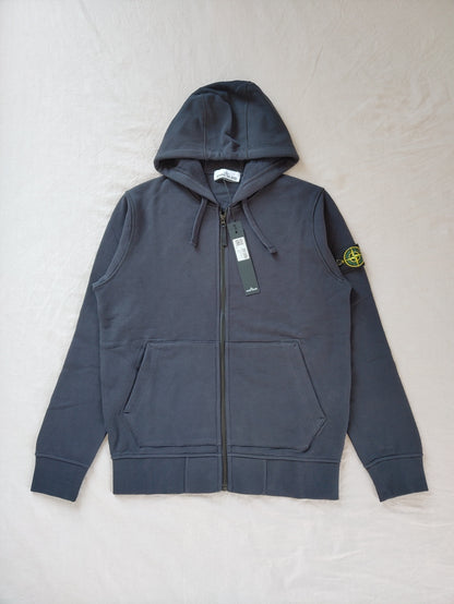 Stone Island Zip Hooded Sweatshirt