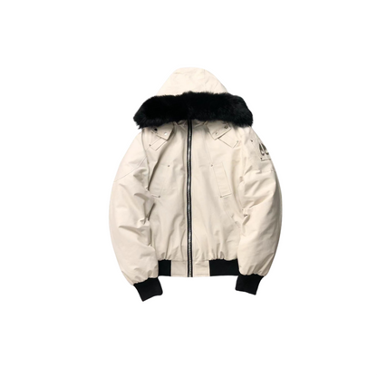 Moose Knuckles Ballistic Bomber Fur Jacket