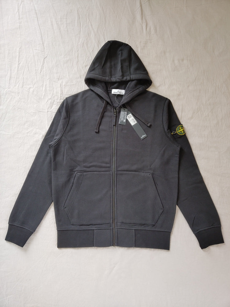 Stone Island Zip Hooded Sweatshirt