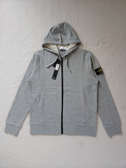 Stone Island Zip Hooded Sweatshirt