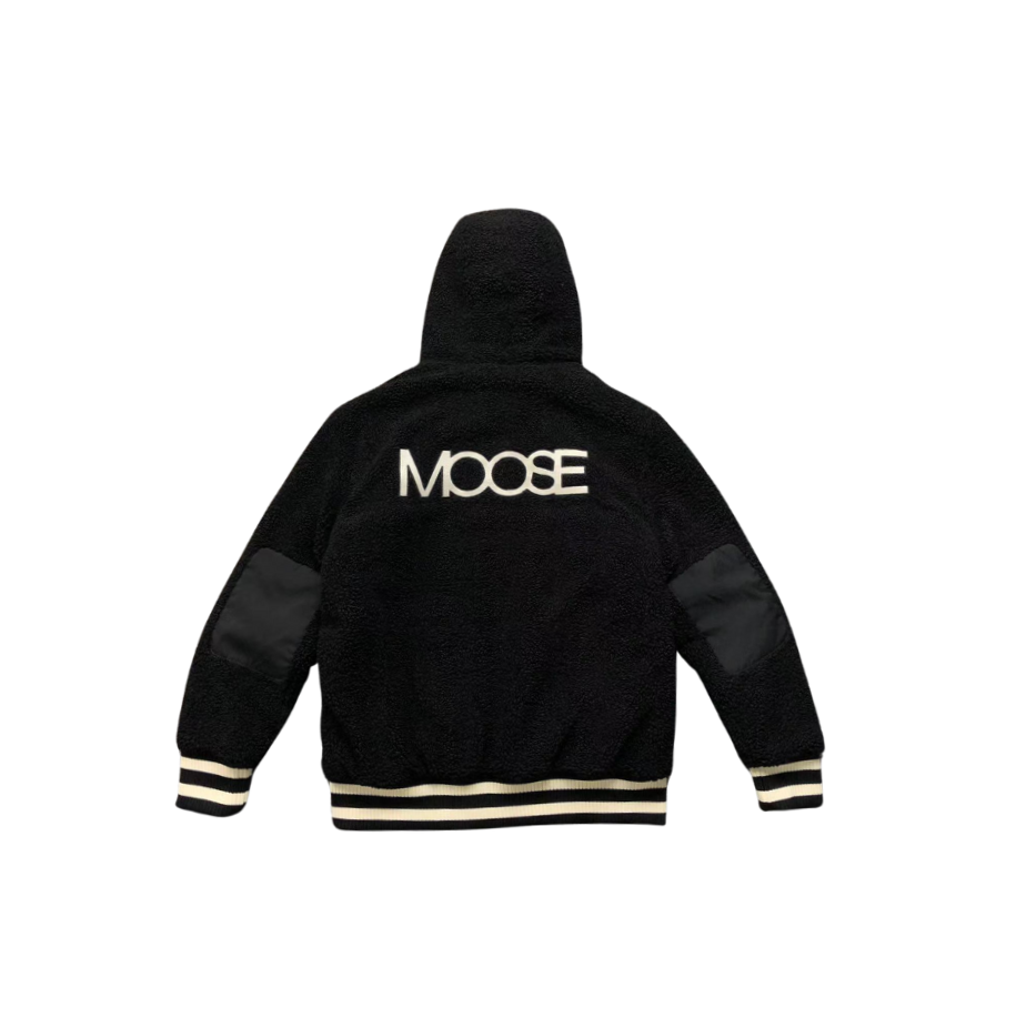 Moose Knuckles Dewson Sherpa Varsity Jacket