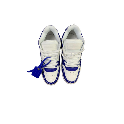 Off-White Out of Office Sartorial Stitching White and Dark Blue Sneakers