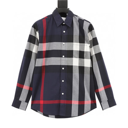 Burberry Classic Large Plaid Long Sleeve Shirt