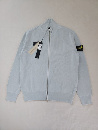 Stone Island Cotton Zip Cardigan Knit