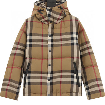 Burberry Check Puffer Jacket