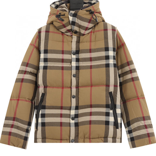 Burberry Check Puffer Jacket