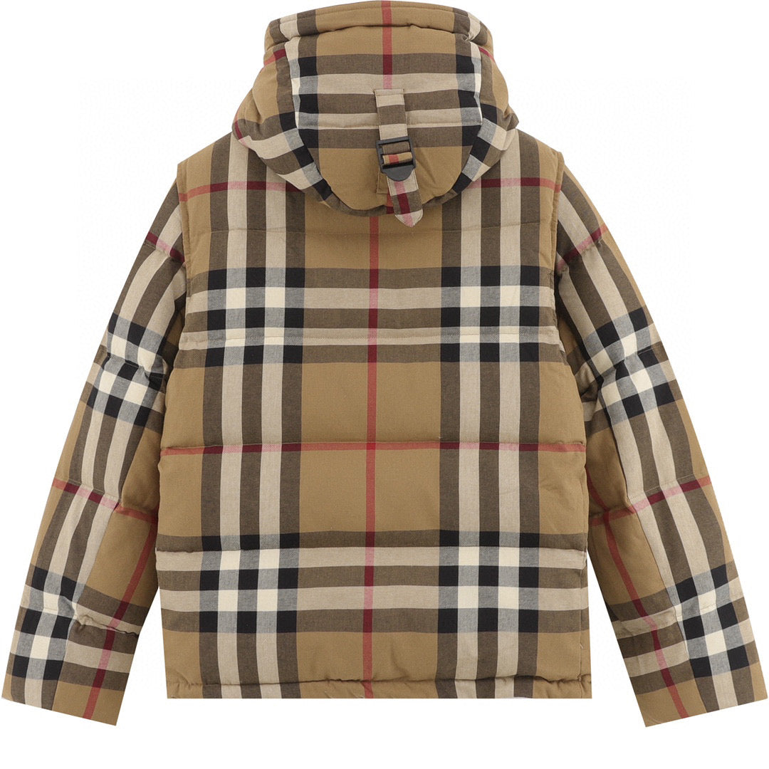 Burberry Check Puffer Jacket