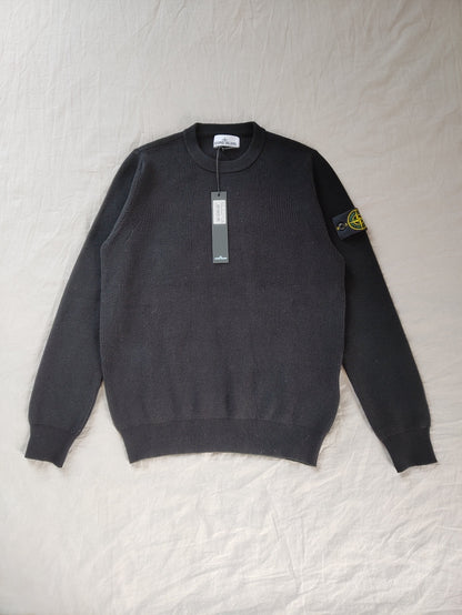 Stone Island Ribbed Soft Cotton Knitwear