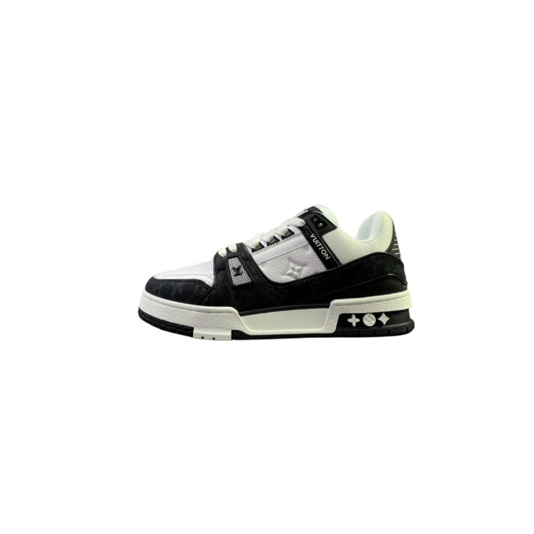 Louis Vuitton Trainers Black and White