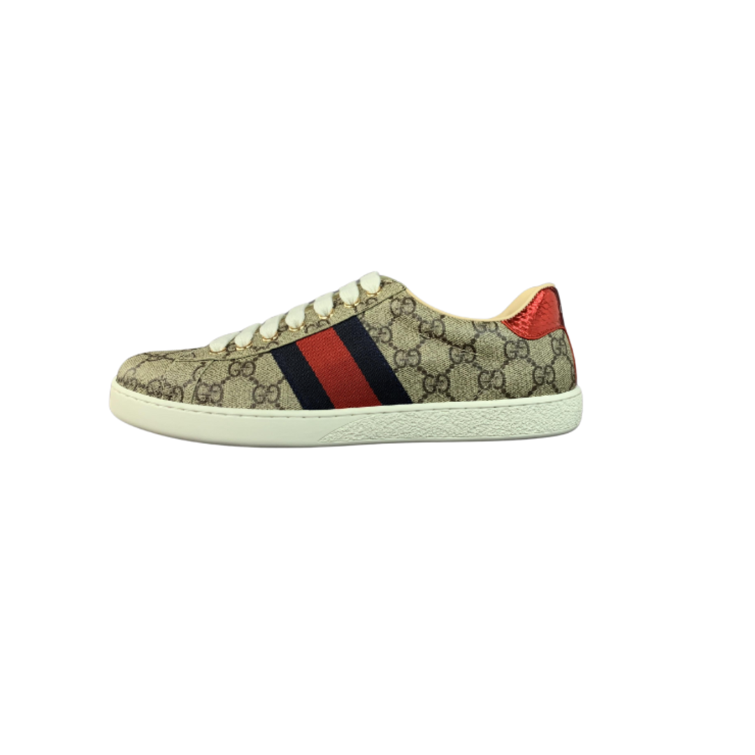 Gucci GG Supreme Canvas Ace Sneakers