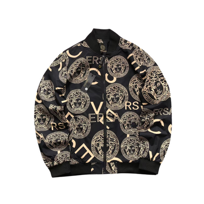 Versace Medusa Print Bomber Jacket