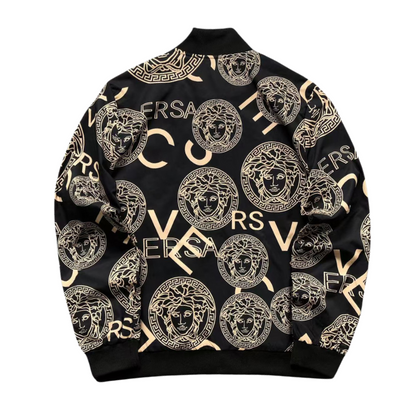 Versace Medusa Print Bomber Jacket