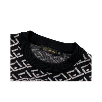 Versace Logo Printed Sweater