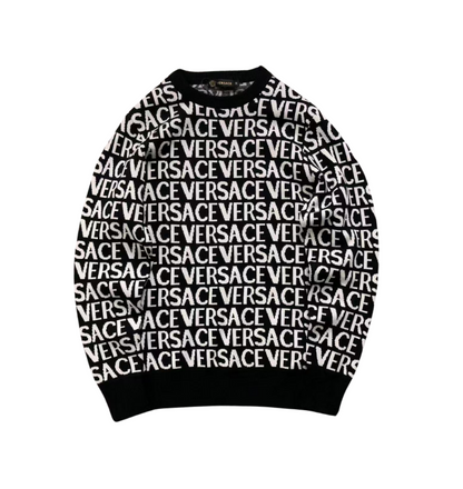 Versace Monogram Cotton Sweatshirt